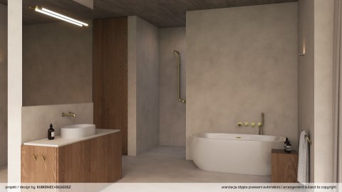 Deante Umywalka granitowa nablatowa