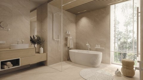 Deante Umywalka granitowa nablatowa