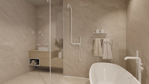 Deante Umywalka granitowa nablatowa