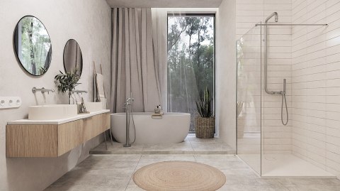 Deante Umywalka granitowa nablatowa