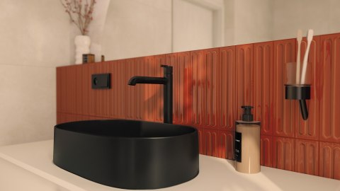 Deante Umywalka granitowa nablatowa