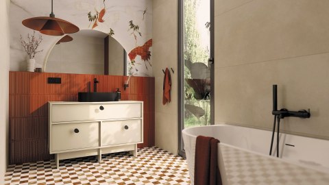 Deante Umywalka granitowa nablatowa