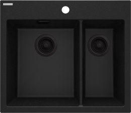 Deante Zlewozmywak granitowy 1.5-komorowy