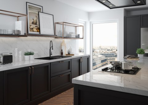 Deante Zlewozmywak granitowy 1-komorowy z ociekaczem