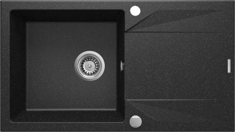 Deante Zlewozmywak granitowy 1-komorowy z ociekaczem