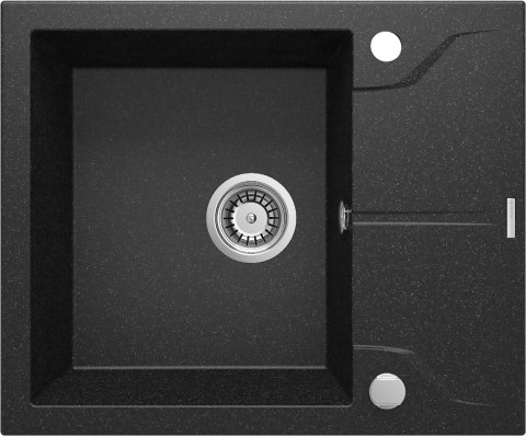 Deante Zlewozmywak granitowy 1-komorowy z ociekaczem