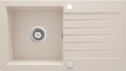 Deante Zlewozmywak granitowy 1-komorowy z ociekaczem