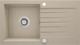 Deante Zlewozmywak granitowy 1-komorowy z ociekaczem