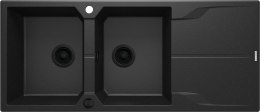 Deante Zlewozmywak granitowy 2-komorowy z ociekaczem