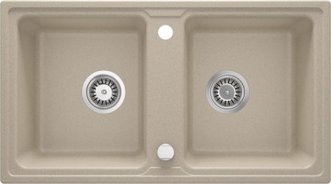 Deante Zlewozmywak granitowy 2-komorowy