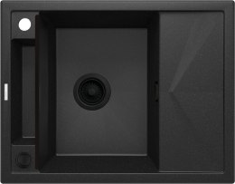 Deante Zlewozmywak granitowy magnetyczny 1-komorowy z ociekaczem