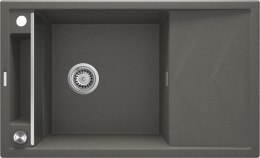 Deante Zlewozmywak granitowy magnetyczny 1-komorowy z ociekaczem
