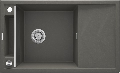 Deante Zlewozmywak granitowy magnetyczny 1-komorowy z ociekaczem