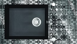 Deante Zlewozmywak szklano-granitowy 1-komorowy z ociekaczem