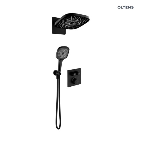 Onega Oltens Onega (S) zestaw bateria wannowo-prysznicowa podtynkowa z deszczownicą Vann (S) i słuchawką 3 funkcyjną Havis EasyClick (