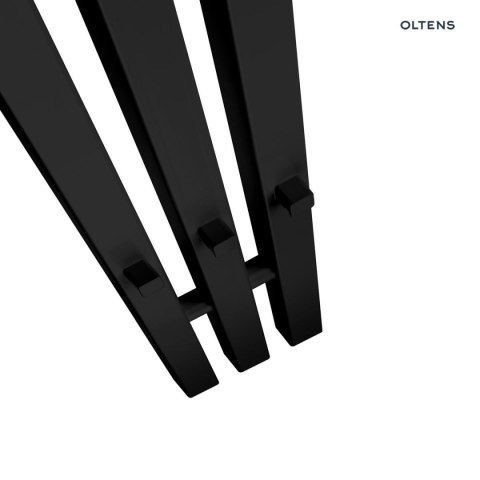 Stang (s) Oltens Stang S (e) grzejnik łazienkowy 180x13 cm czarny mat 55124300