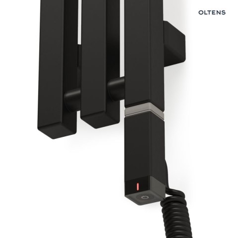 Stang (s) Oltens Stang S (e) grzejnik łazienkowy 180x13 cm czarny mat 55124300