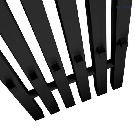 Stang (s) Oltens Stang S (e) grzejnik łazienkowy 180x28 cm czarny mat 55127300