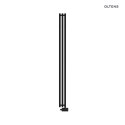 Stang (s) Oltens Stang (S) grzejnik łazienkowy 180x13 cm czarny mat 55024300