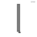 Stang (s) Oltens Stang (S) grzejnik łazienkowy 180x18 cm czarny mat 55025300