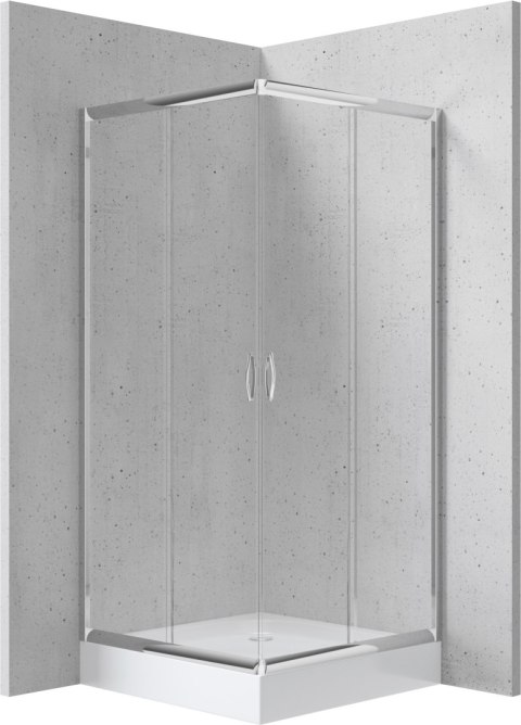 Deante Kabina prysznicowa z brodzikiem kwadratowa 80 cm