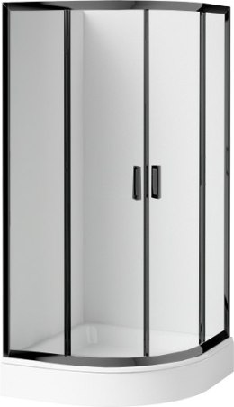 Deante Kabina prysznicowa z brodzikiem półokrągła 80 cm