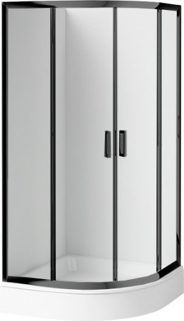 Deante Kabina prysznicowa z brodzikiem półokrągła 90 cm
