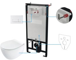 Deante Zestaw WC podtynkowy 6 w 1