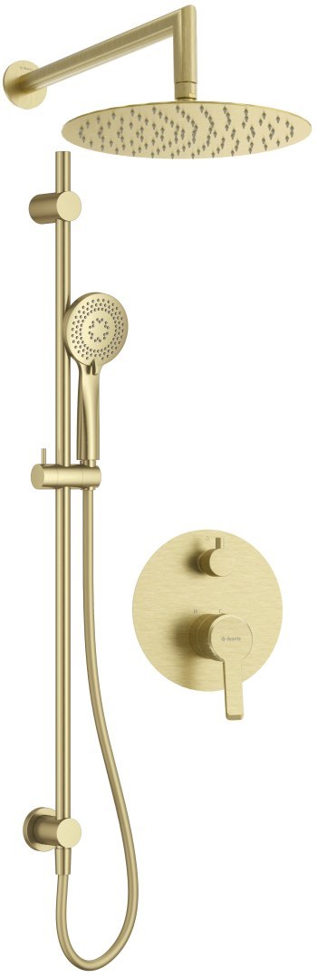 Deante Zestaw prysznicowy podtynkowy z drążkiem - z głowicą prysznicową