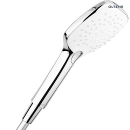 Driva EasyClick Oltens Driva EasyClick (S) słuchawka prysznicowa chrom/biały 37102110