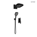 Hadsel Oltens Hadsel zestaw bateria wannowo-prysznicowa podtynkowa z deszczownicą Vann (S) i słuchawką 3 funkcyjną Havis EasyClick (S) 