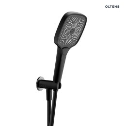 Havis EasyClick Oltens Havis EasyClick (S) słuchawka prysznicowa 3 funkcyjna czarny mat 37108300