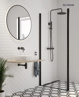 Hervik Oltens Hervik syfon umywalkowy mosiężny okrągły grafit 02602400