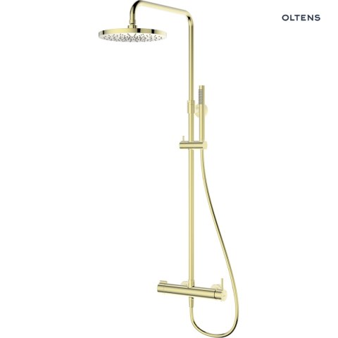 Molle Oltens Molle zestaw prysznicowy złoty połysk 36504800