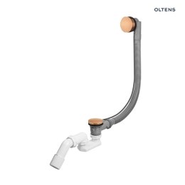 Oster Oltens Oster syfon wannowy automatyczny z pokrętłem miedź szczotkowana 03001610