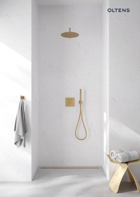 Ronneby Oltens Ronneby wąż prysznicowy 125 cm złoto szczotkowane 37203800