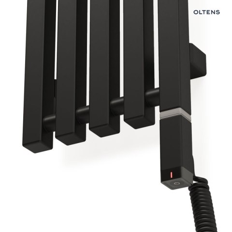 Stang (s) Oltens Stang S (e) grzejnik łazienkowy 180x23 cm czarny mat 55126300