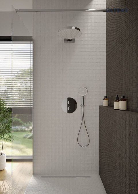 Vida Oltens Vida Walk-in ścianka prysznicowa 110 cm chrom połysk/szkło przezroczyste 22006100