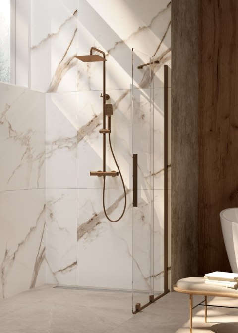 Deante Ścianka prysznicowa walk-in 100 cm - przesuwna