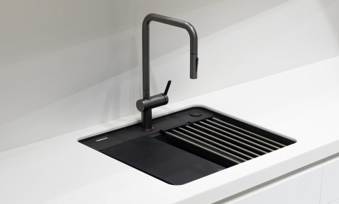 Deante Zlewozmywak granitowy 1-komorowy z ociekaczem