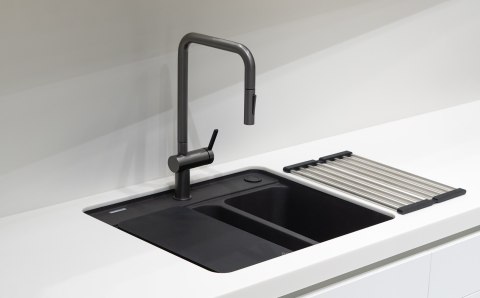 Deante Zlewozmywak granitowy 1-komorowy z ociekaczem