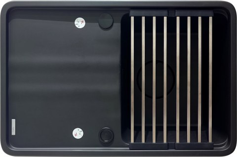 Deante Zlewozmywak granitowy 1-komorowy z ociekaczem