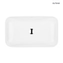 Hadsel Oltens Hadsel umywalka 61x35 cm nablatowa prostokątna biała 40326000