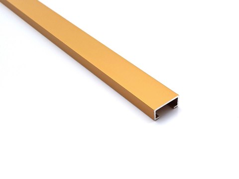 LISTWA ALUMINIOWA 1,0/2,0/270 GOLD MATT GM20