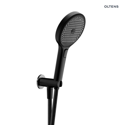 Luva EasyClick Oltens Luva EasyClick słuchawka prysznicowa 3 funkcyjna czarny mat 37109300