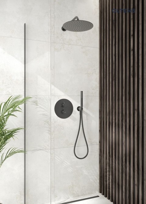 Katla Oltens Katla bateria wannowo-prysznicowa termostatyczna podtynkowa grafit 34600400