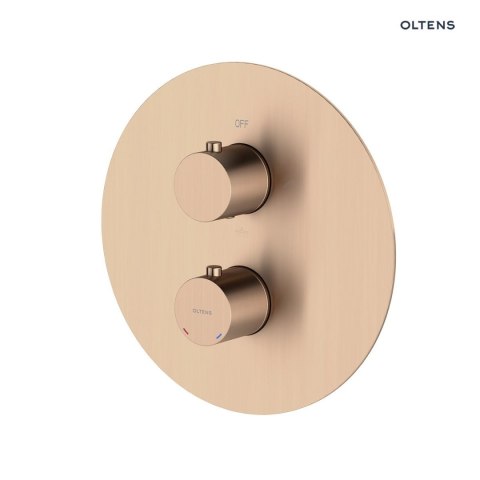 Katla Oltens Katla bateria wannowo-prysznicowa termostatyczna podtynkowa miedź szczotkowana 34600610