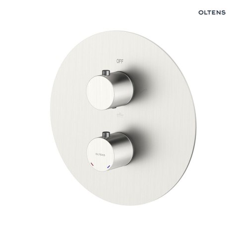 Katla Oltens Katla bateria wannowo-prysznicowa termostatyczna podtynkowa nikiel 34600910