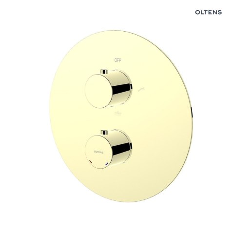 Katla Oltens Katla bateria wannowo-prysznicowa termostatyczna podtynkowa złoty 34600800