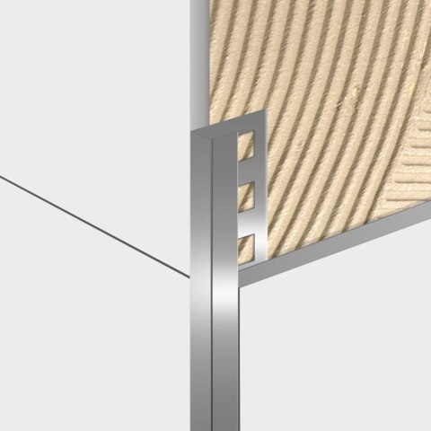 LISTWA ZE STALI NIERDZEWNEJ U-KSZTAŁTNA 0,6/1,0/270 SILVER UM10